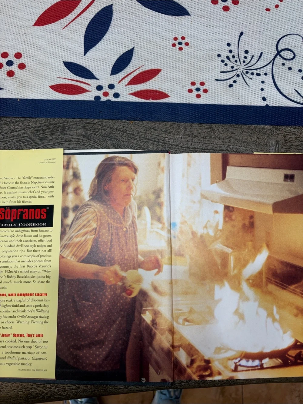Soprano Family Cookbook - Black & Red Cover